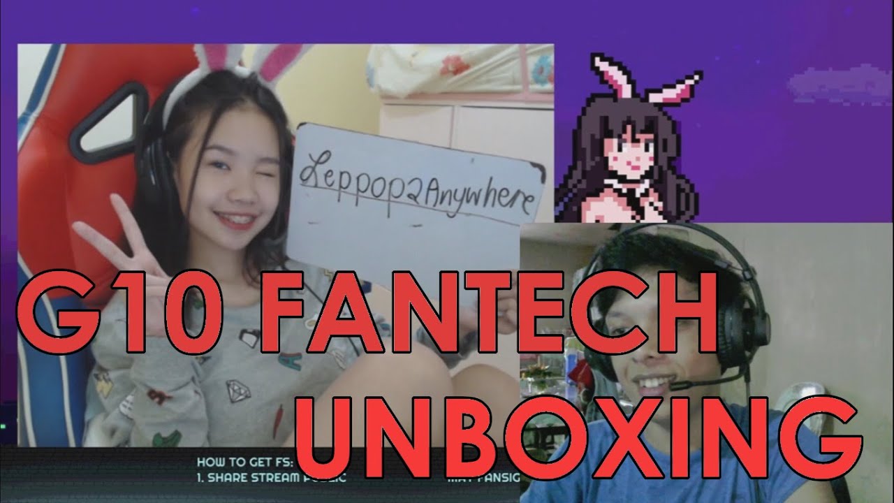 G10 FANTECH UNBOXING LAZADA
