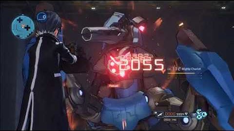 Sword Art Online:Fatal Bullet Mighty Chariot&Mjolnir Boss Solo(Dual Assault Rifle(no dmg)(Extreme))