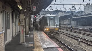 京都駅折り返し223系6000番台普通近江舞子行入線