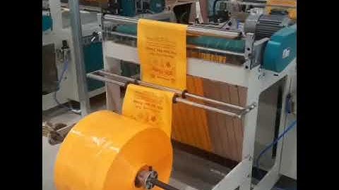 Máy cắt túi ni lông tự động !