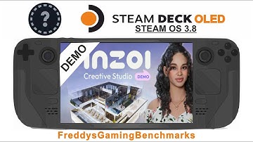 inZOI Creative Studio (DEMO) on Steam Deck OLED with Steam OS 3.8