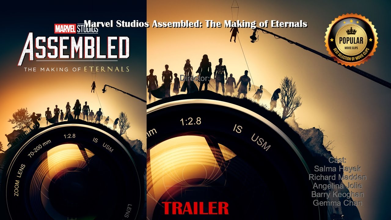 Marvel Studios Assembled: The Making of Eternals Fragman kapak görseli