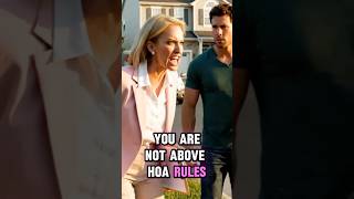 HOA Karen Called the Cops on Me Over a Legal Shed—She Froze When My Wife Stepped Out #hoanightmares