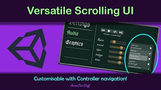 Versatile Scrolling UI - Customisable with controller navigation!