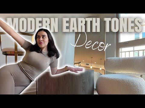 DECORATING MY NEW APARTMENT: MODERN/EARTH TONES DECOR