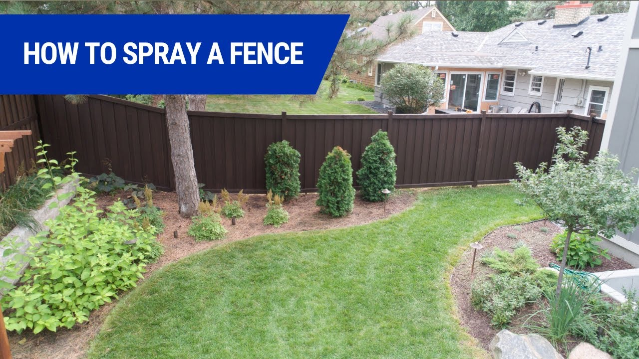 How to Paint an Outdoor Fence