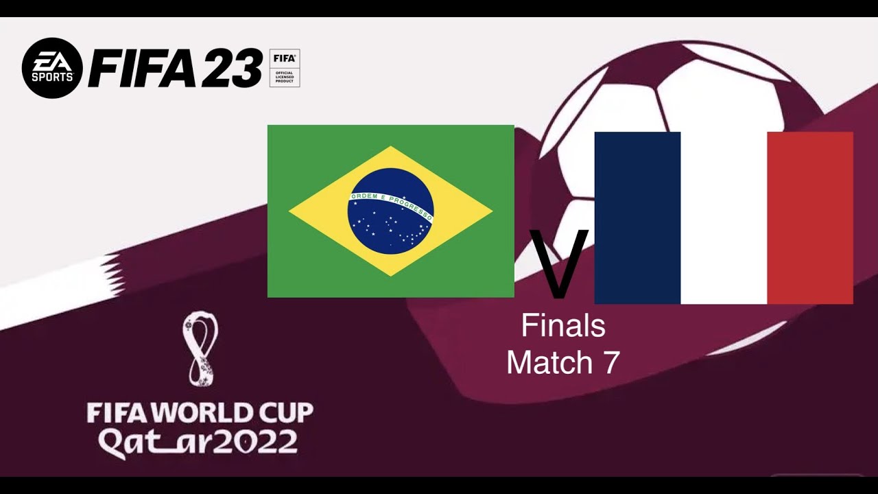 FIFA 23 Brazil Brazil vs France Road to the finals of the World Cup