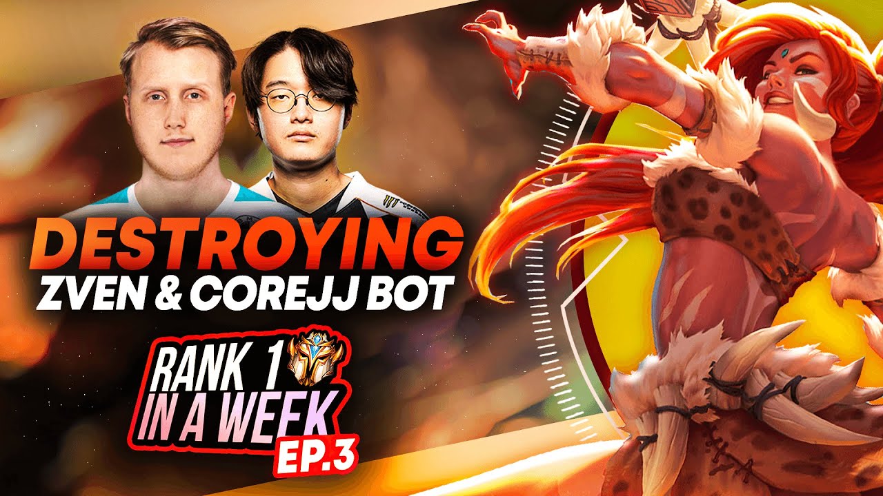 DESTROYING ZVEN & COREJJ BOT | RANK 1 IN A WEEK - EP. 3