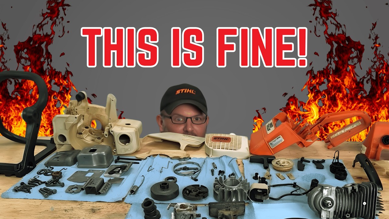 Я восстановил сломанную бензопилу Stihl. Вы не поверите...