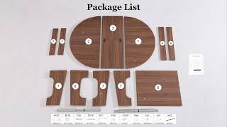 Step-by-Step Assembly: EPECOYA 59-Inch Extendable Round Dining Table Tutorial