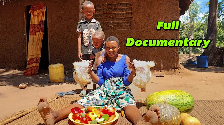 Peaceful African Village Life: Cooking Soft Chapati & Enjoying Organic Watermelon as a Happy Family