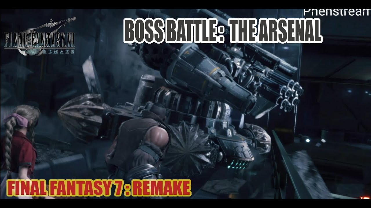 14 Final Fantasy 7 Remake : Boss Battle The Arsenal - YouTube