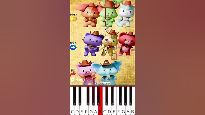 Cotton Eye Joe Smiling Critters Energy level COMPLETE EDITION (@ssielstudio) - Octave Piano Tutorial