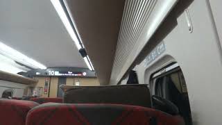 JR East E7 Series Shinkansen - Tokyo to Ueno (Toki) JR東日本 新幹線E7系電車 走行音