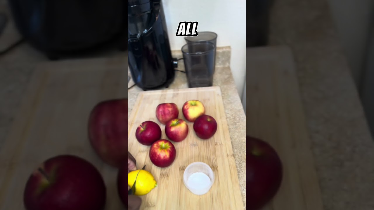 How to wash clean and prep your apples 