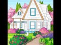 Zen Color Bonus Picture #PaintWithMe #Paintbynumber #Timelapsepainting #PaintPixelBliss #cottage