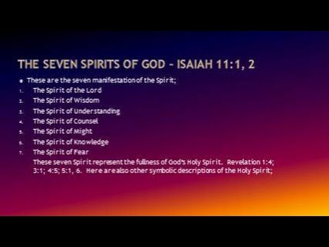 7 spirits of god