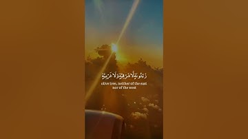 اللَّهُ نُورُ السَّمَاوَاتِ وَالْأَرْضِ" آيات تذهب بك لعالم آخر💗| تبارك الخالق صوت روعة"