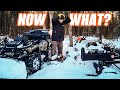 Cutting Firewood in FREEZING Alaska with Chainsaw and ATV