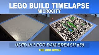 LEGO Build Timelapse - Building the MicroCity from Dam Breach #50