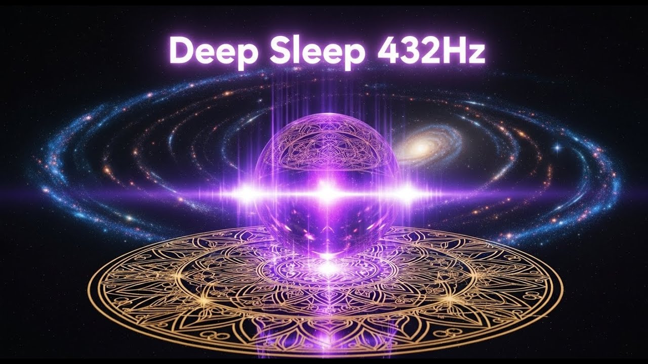 528Hz Healing Sleep Frequency | Miracle Meditation Music for DNA Repair, Stress Relief & Balance