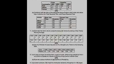 4th Semester B.com #Business Statistics  #Pervious year June/July 2023 #Osmania University