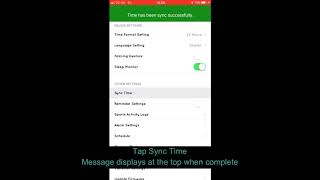 Setting your NuBand Date & Time screenshot 4