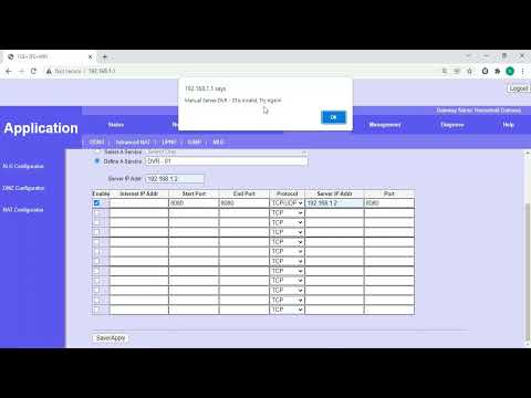 Forward port two DVR/NVR on Vsol Router V2804RGW GPON