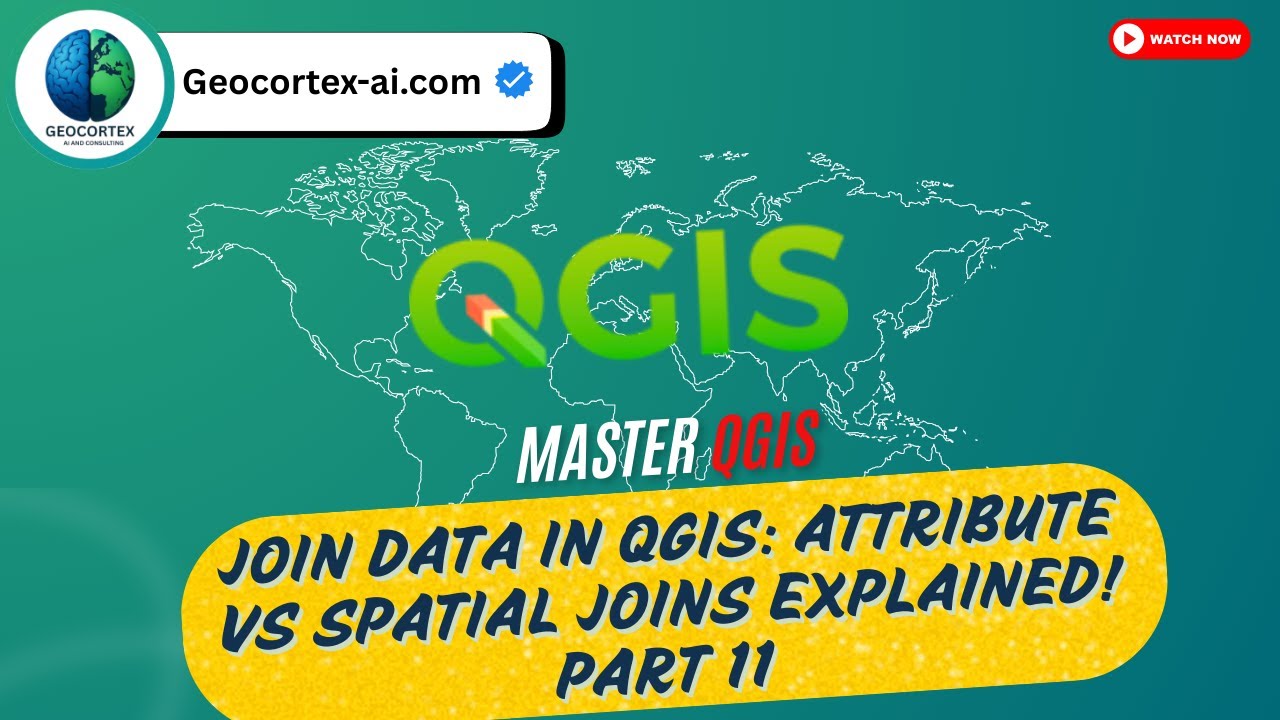 Join Data in QGIS Attribute vs Spatial Joins Explained! Part 11 - YouTube