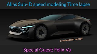 Special guest Felix Vu: Audi Sky Sphere 3D Speed Modeling Timelapse