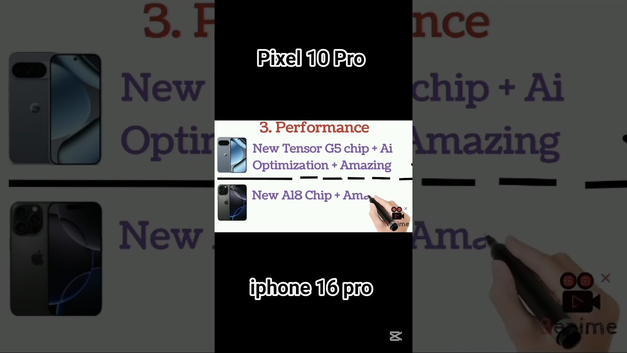 iphone 16 pro vs Pixel 10 Pro 