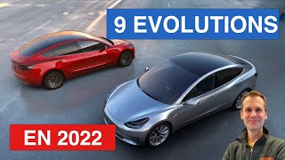 TESLA Model 3 / Y : 9 EVOLUTIONS PREVUES EN 2022