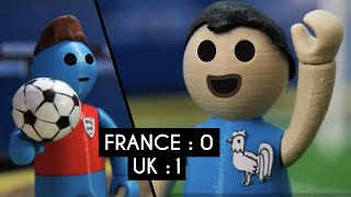When a French FOOTBALLER misuses PREPOSITIONS | Grammar Stopmotion