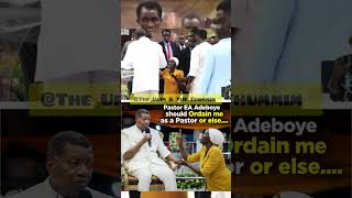 Watch how this lady insisted that Pastor Adeboye must ordain her a Pastor at the RCCG Convention