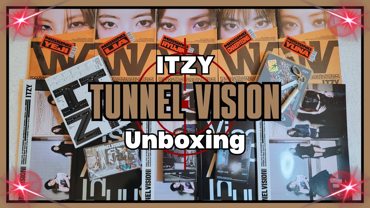 Unboxing ITZY (있지) TUNNEL VISION [Photobook, Member, Box, Cassette, POCA, Photo Projection Versions]