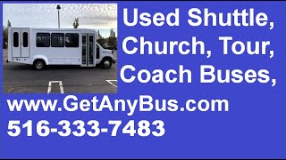 ADA Shuttle Buses For Sale Call 516-333-7483 2014 Ford E450 5 Position Wheelchair Bus For Sale