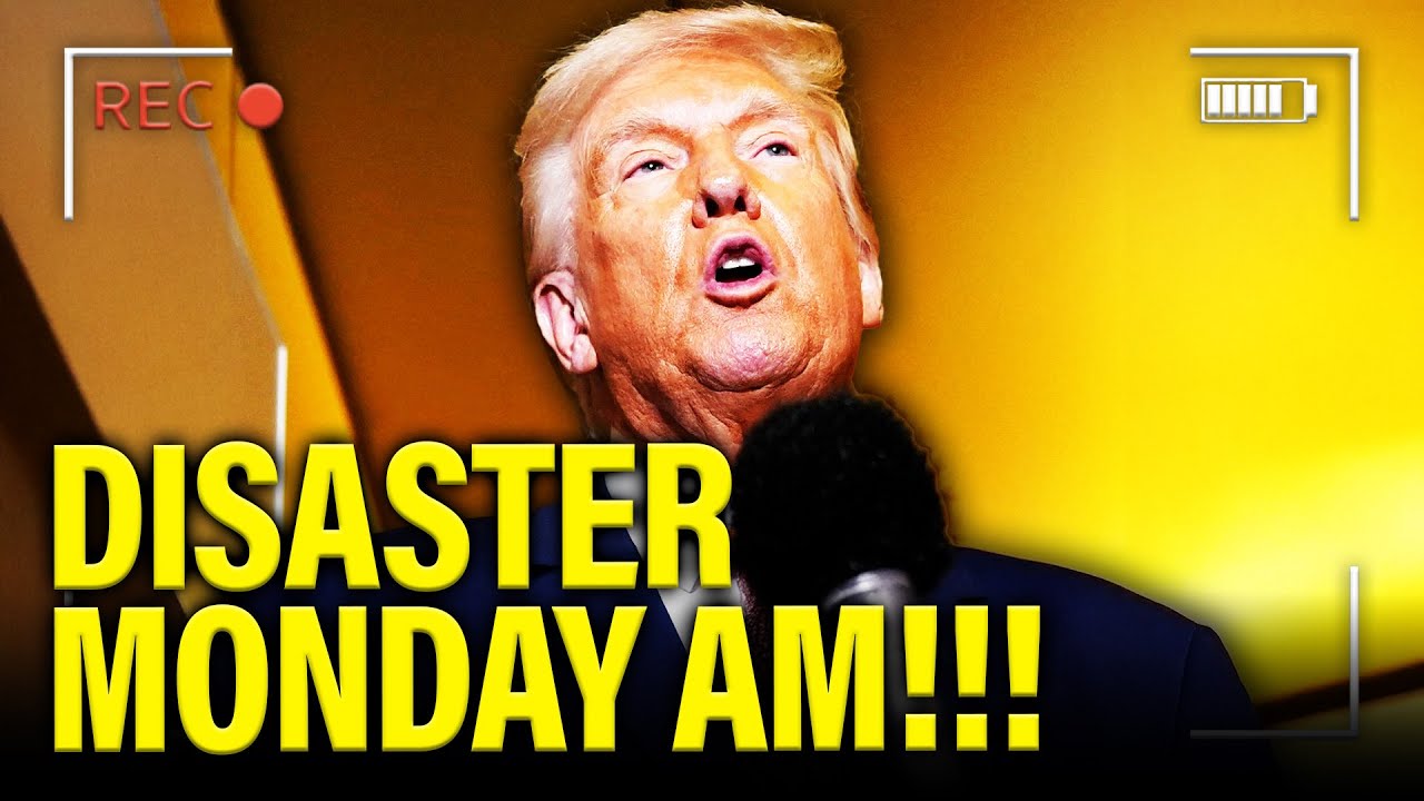 Trump has DISASTER MONDAY as he HIDES from BAD NEWS