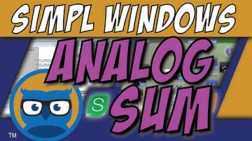 Crestron SIMPL Windows ANALOG SUM Symbol Tutorial