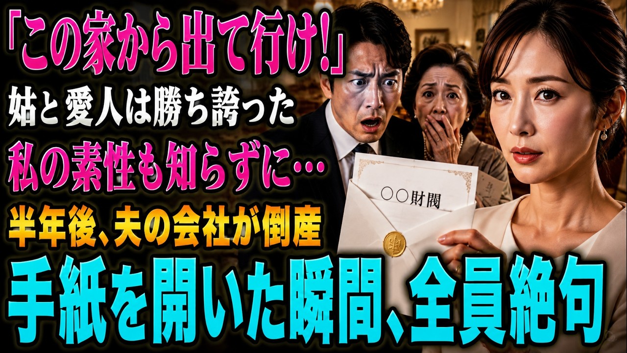 夫が離婚届を投げ出した時、彼は隣にいた若い女と義母と共に勝ち誇っていました。私は何も言わず、静かにサインをしました。25年間守ってきた偽りの名前で。翌日、家を追い出される私を待っていたのは、白石グループの黒塗りのハイヤーでした。夫は私が何者か、全く気づいていません。借金の連帯保証人にされた私の実印。養父が残した秘密の口座。そして、彼らが捨てたものが、一体誰の力で守られていたのか。3日後、工場...