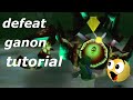 Defeat ganon speedrun tutorial en espaol 2 rbol deku y muerte rpida a gohma