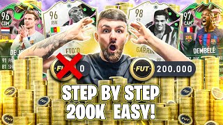 How to Make 200k Coins FAST?! (FIFA 23 BEST SNIPING FILTERS) *step by step 0-200k*