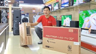 Tv 32 Inch Plus Tower Speaker Review Tv Android Polytron Pld 32Tag9855