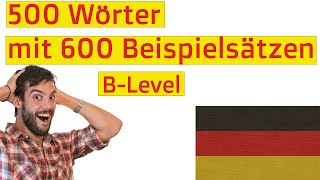 B-Level-Wortschatz - mit Beispielsätzen