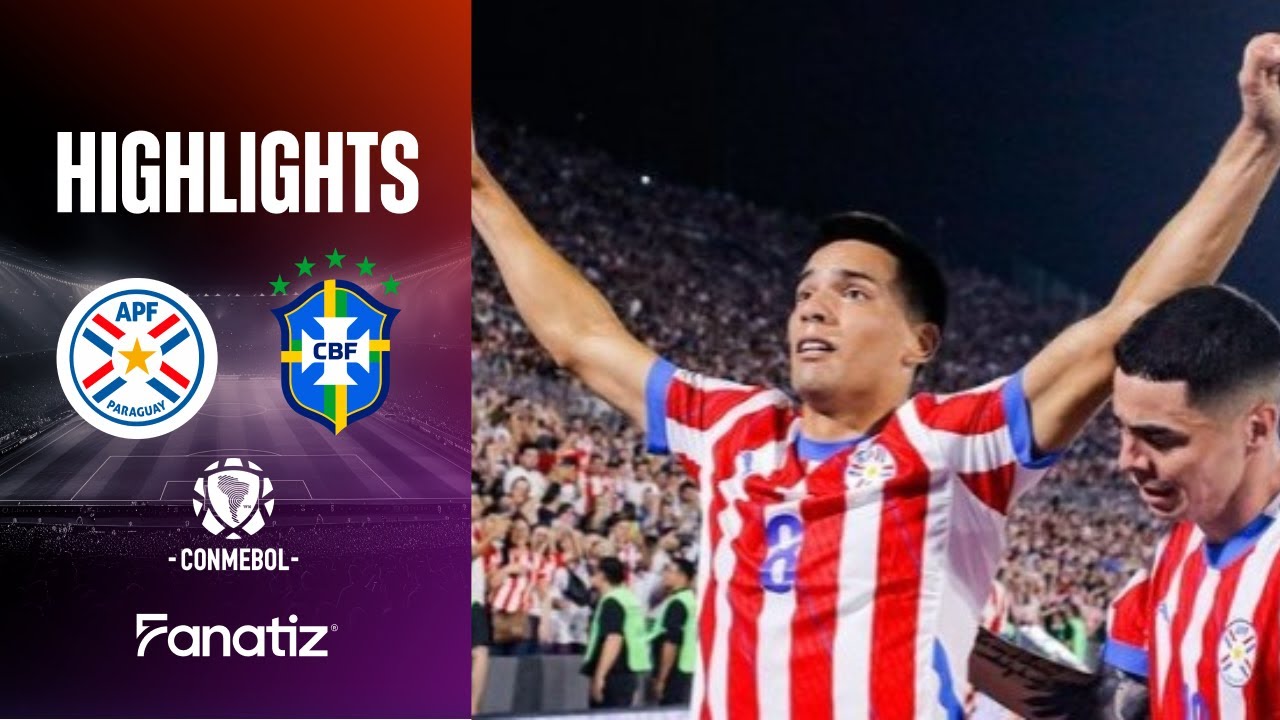Paraguay 1-0 Brazil | Extended Game Highlights | World Cup Qualifiers