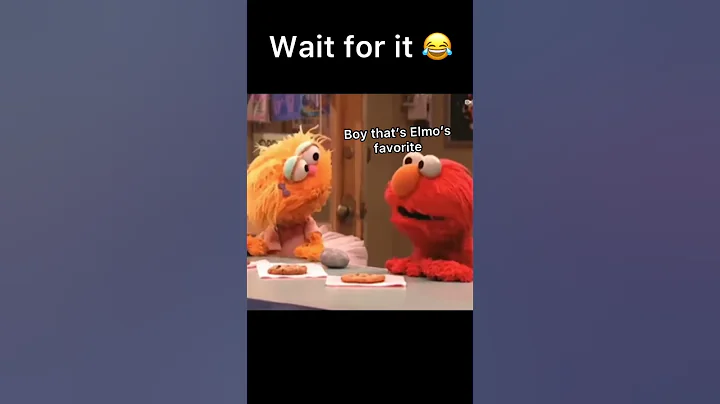 Elmo raging over a rock 😂