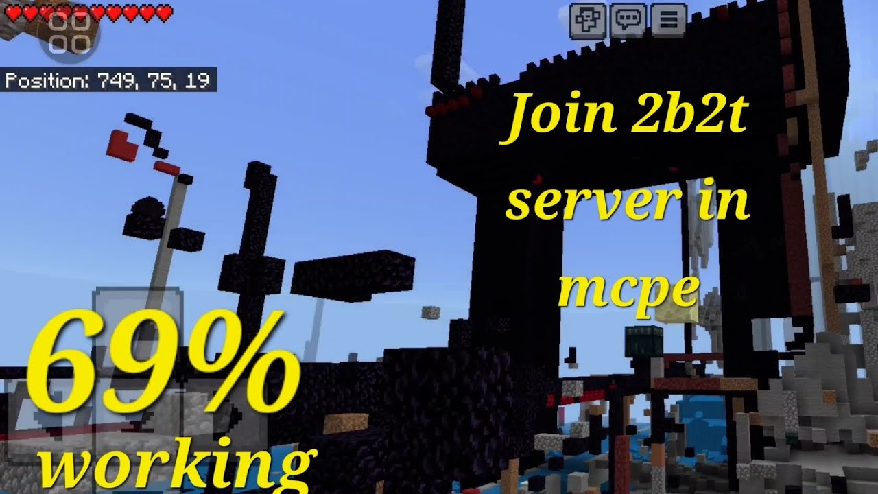 How to join most deadliest server on Minecraft Pocket Edition? | 2b2t ...