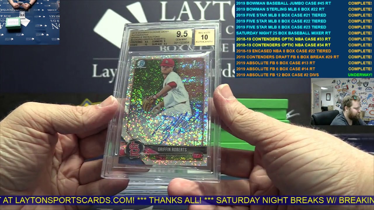 The Sports Card Almanac Gem Mint Edition 10 Box Break for David C YouTube