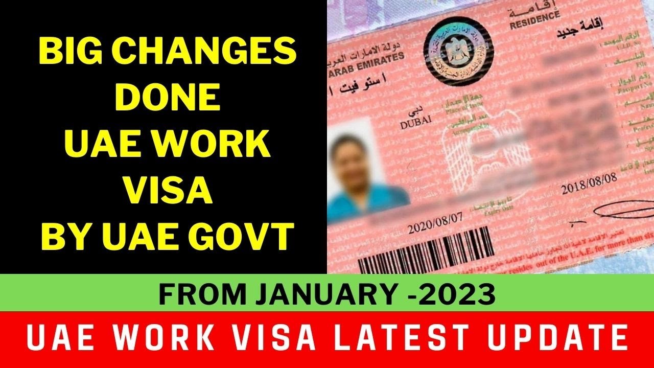 UAE Work Visa Latest Updates Dubai Work Visa Big Change From January UAE Work Visa Latest Updates Dubai Work Visa Big Change From January