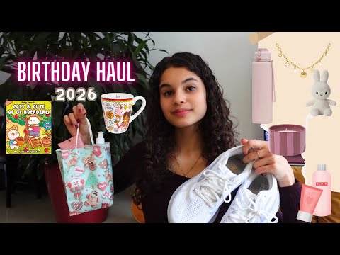 BIRTHDAY HAUL 2026 💞✨ | alles wat ik heb gekregen | trendy girly cadeau inspo