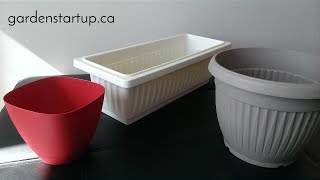 http://gardenstartup.ca/ This video shows you how to prepare your planters before filling them with seeds and soil. #gardenstartup #